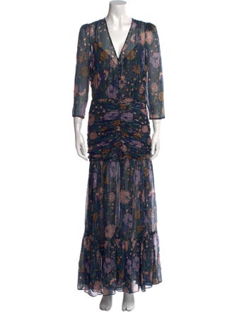 Veronica Beard Silk Long Dress