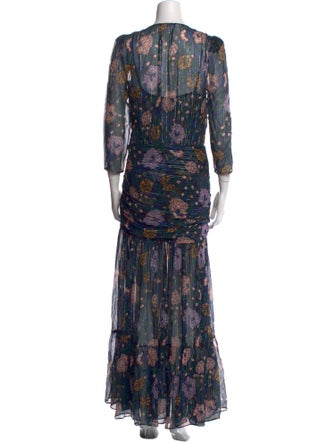 Veronica Beard Silk Long Dress