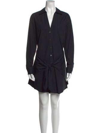 Veronica Beard V-Neck Knee-Length Dress