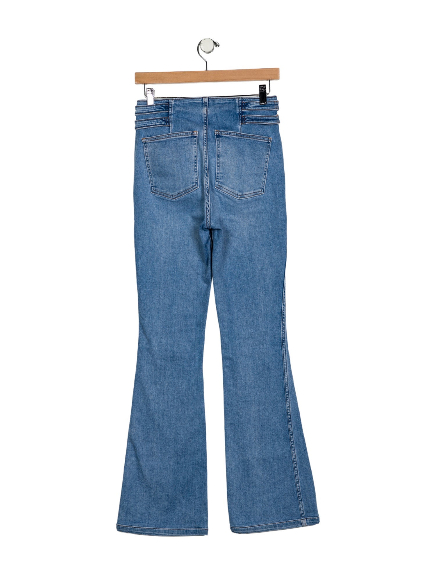 Veronica Beard High-Rise Wide Leg Jeans