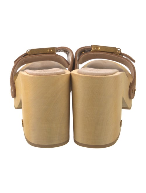 Veronica Beard Suede Studded Accents Slides