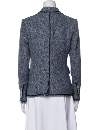 Veronica Beard Tweed Pattern Blazer
