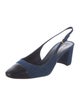 Veronica Beard Denim Slingback Pumps