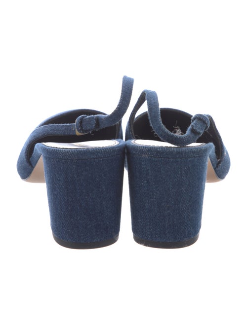 Veronica Beard Denim Slingback Pumps