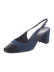 Veronica Beard Denim Slingback Pumps