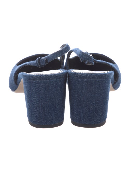 Veronica Beard Denim Slingback Pumps