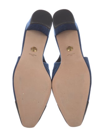Veronica Beard Denim Slingback Pumps