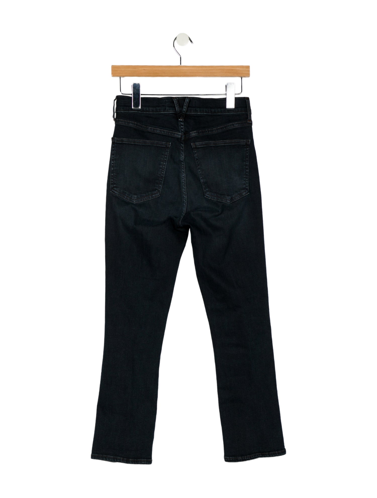 Veronica Beard High-Rise Straight Leg Jeans