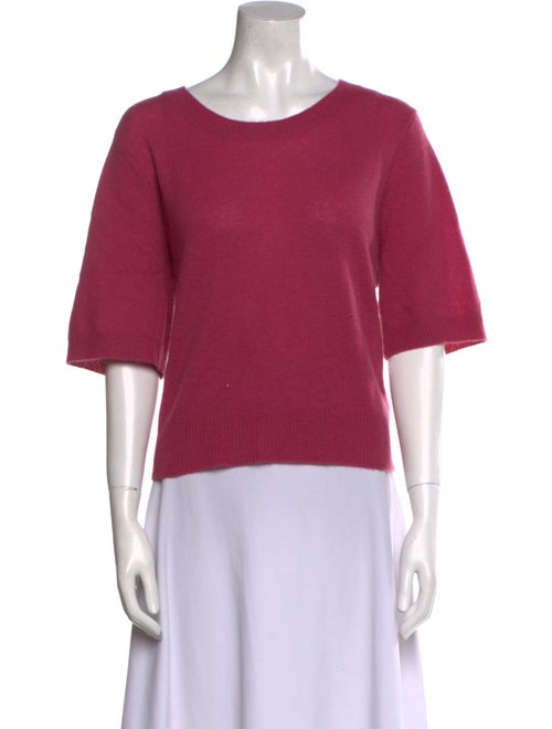 Veronica Beard Cashmere Scoop Neck T-Shirt