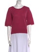 Veronica Beard Cashmere Scoop Neck T-Shirt