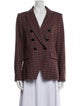 Veronica Beard Plaid Print Blazer