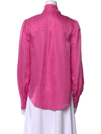 Veronica Beard Silk Tie Neck Blouse