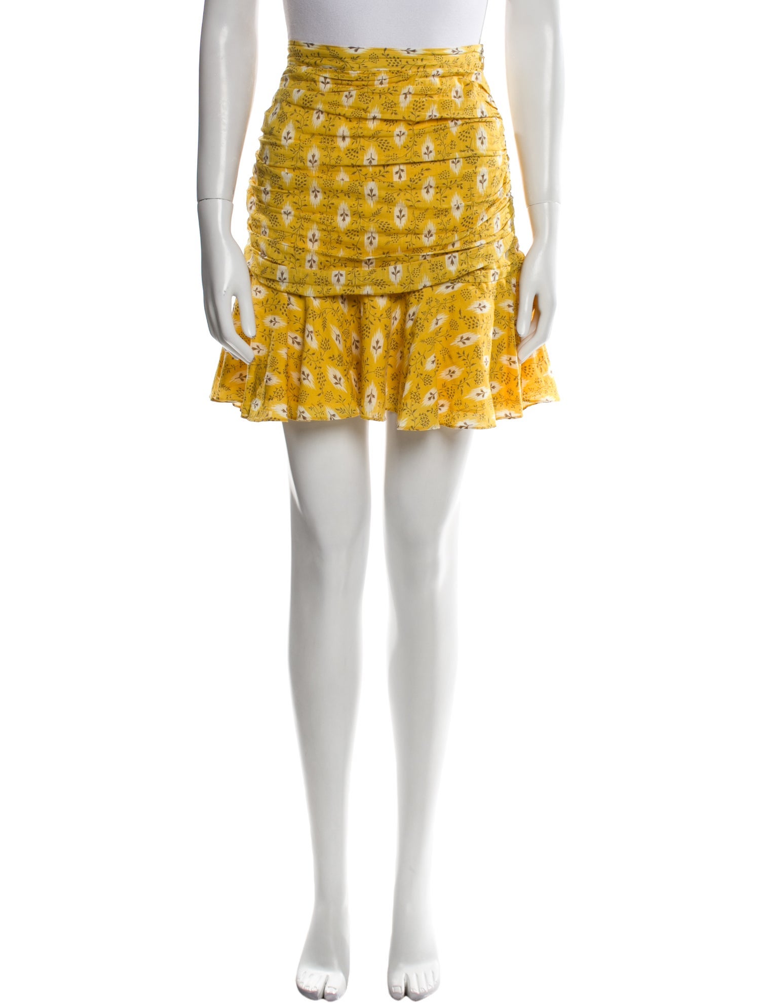 Veronica Beard Floral Print Mini Skirt