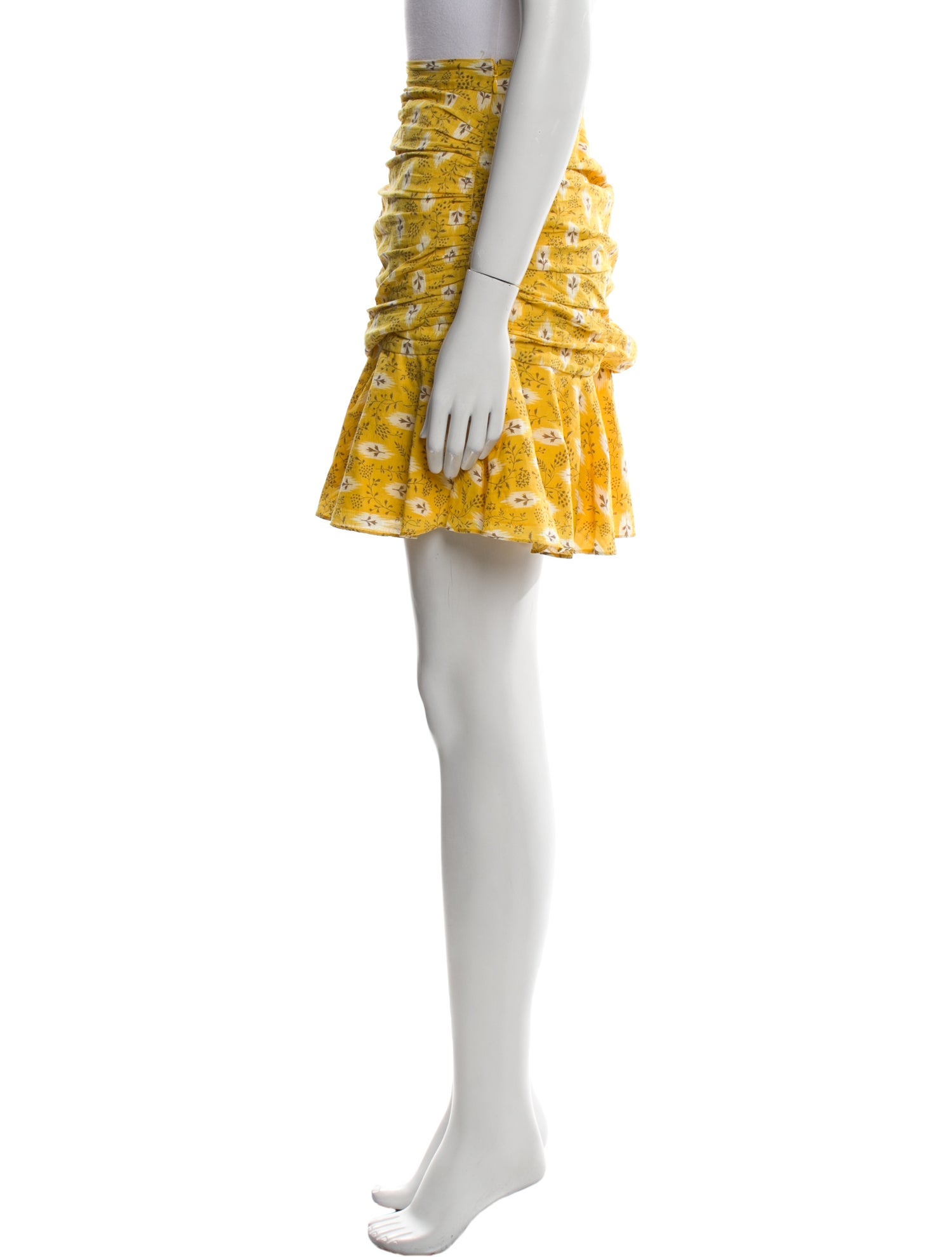 Veronica Beard Floral Print Mini Skirt