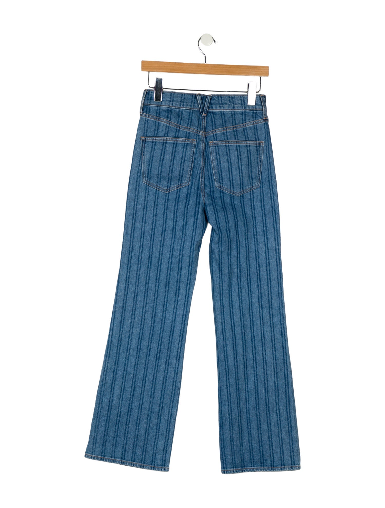 Veronica Beard High-Rise Wide Leg Jeans