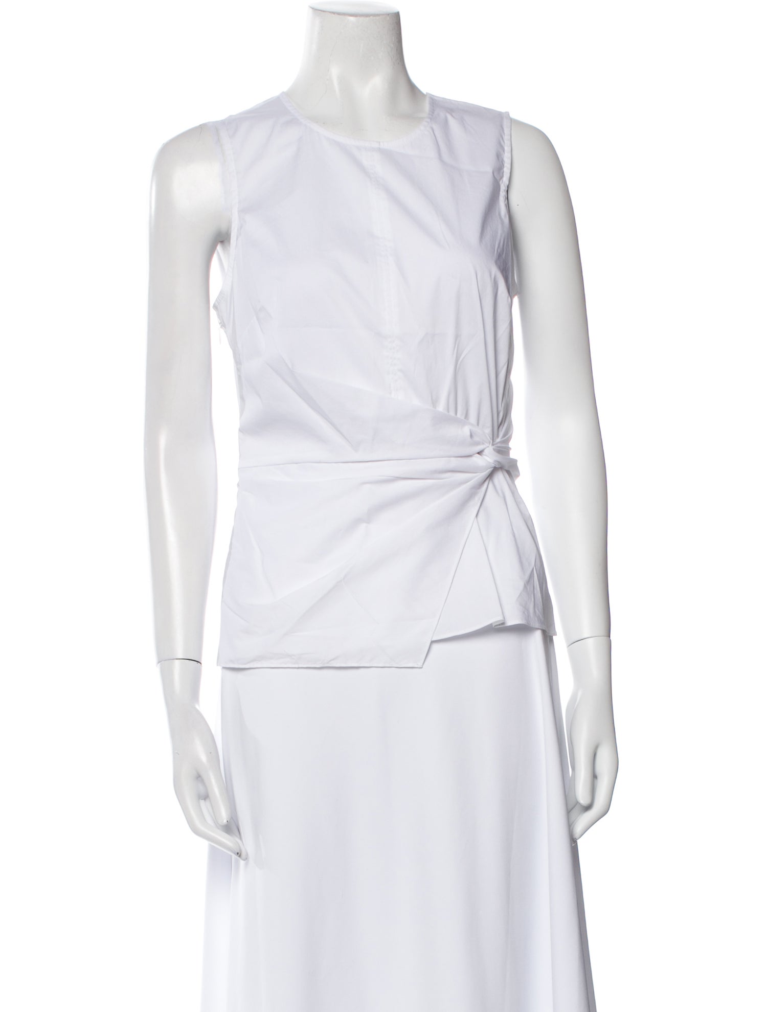 Veronica Beard Crew Neck Sleeveless Top