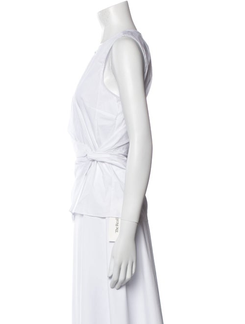 Veronica Beard Crew Neck Sleeveless Top