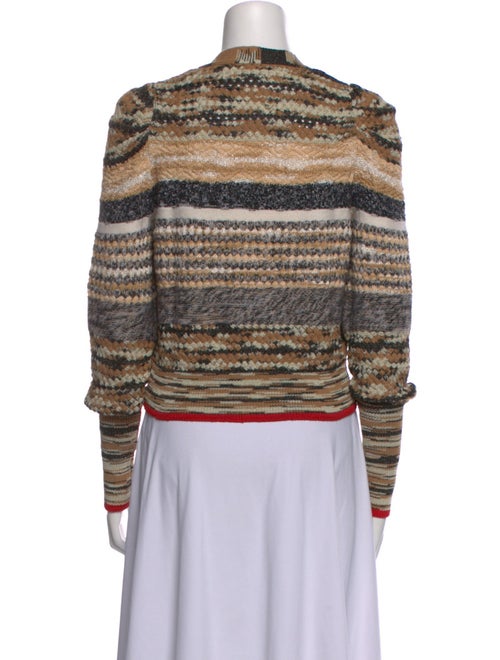 Veronica Beard Striped V-Neck Sweater