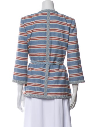 Veronica Beard Striped Evening Jacket