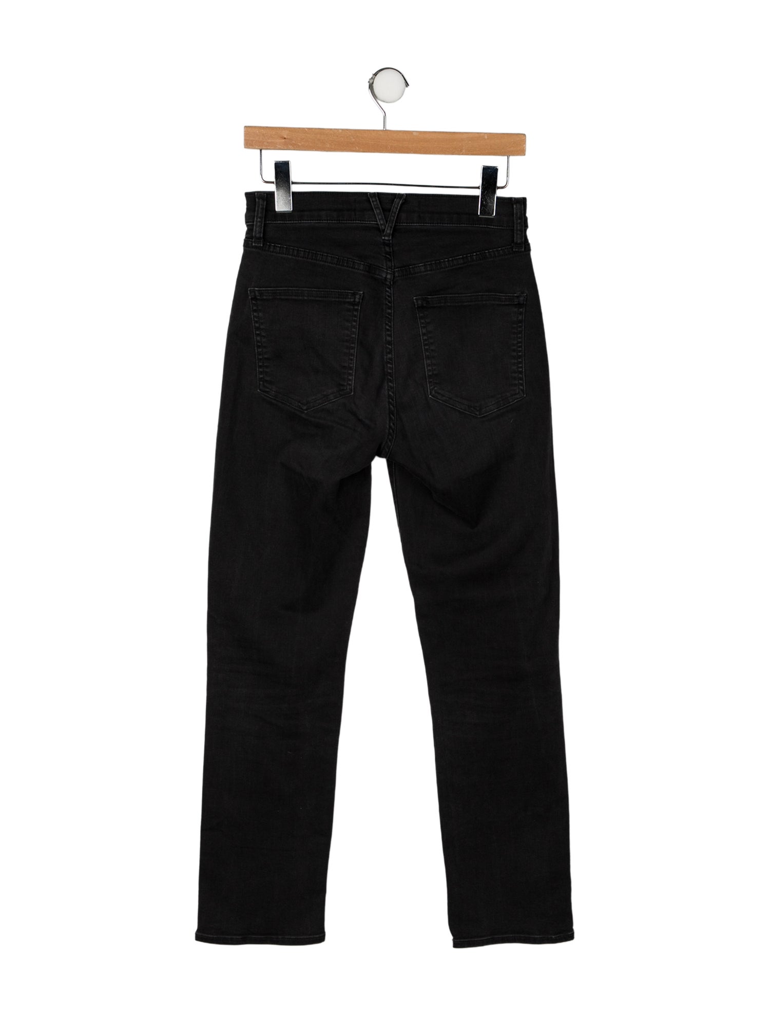 Veronica Beard High-Rise Straight Leg Jeans