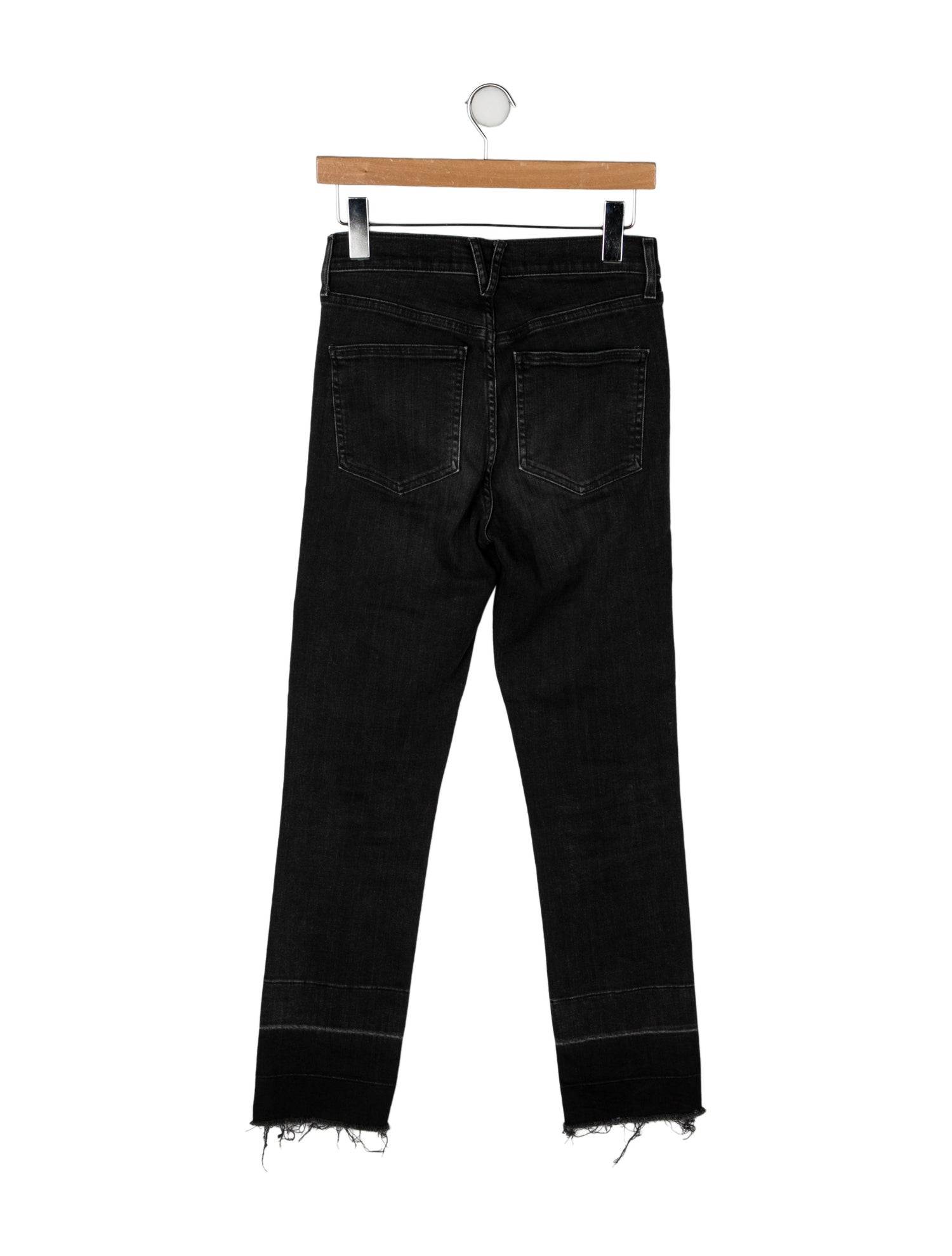 Veronica Beard Mid-Rise Straight Leg Jeans