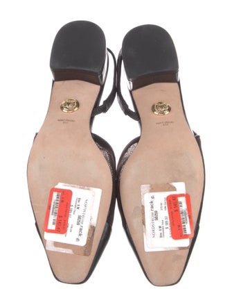 Veronica Beard Leather Slingback Flats