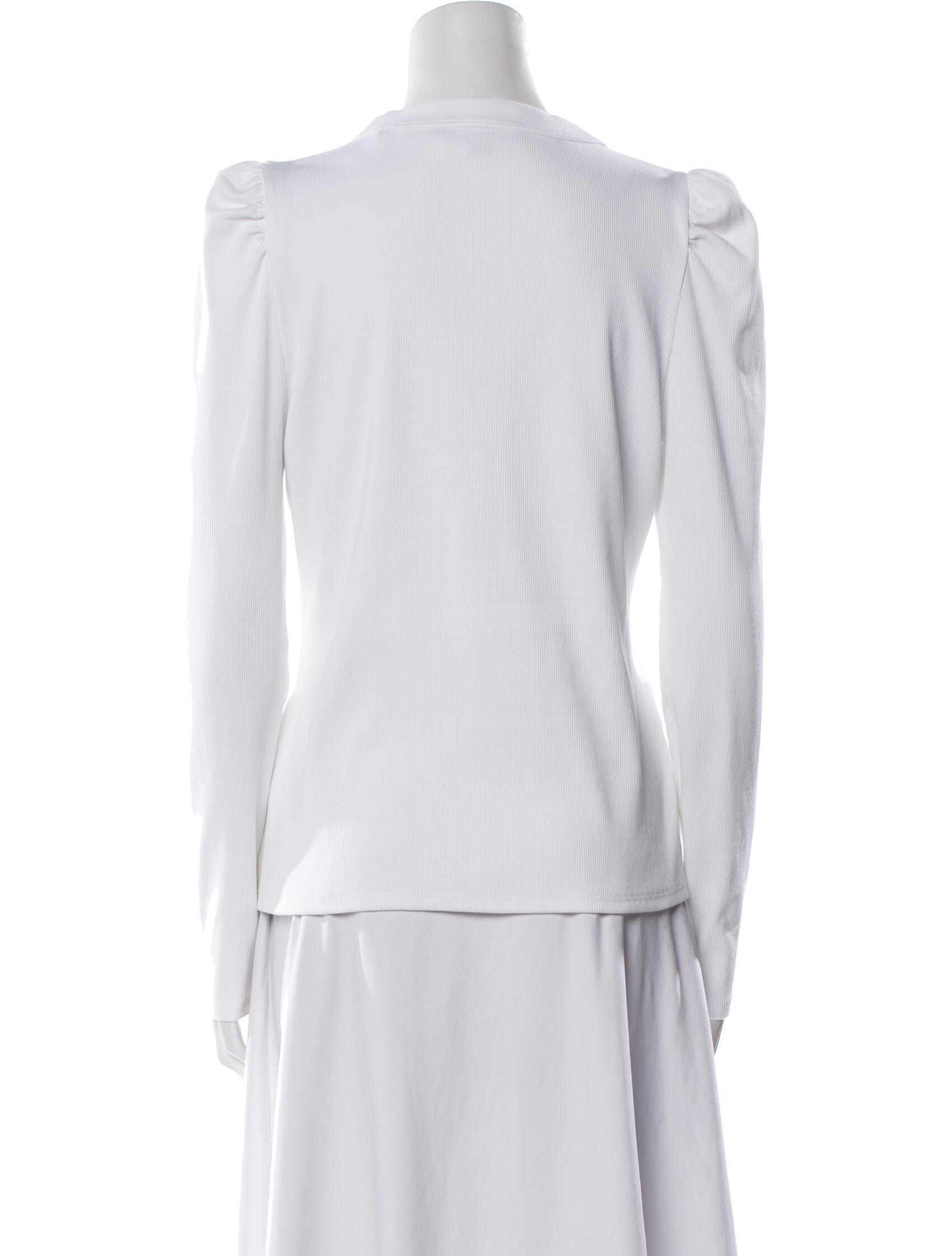 Veronica Beard One-Shoulder Long Sleeve Tunic