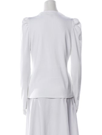 Veronica Beard One-Shoulder Long Sleeve Tunic
