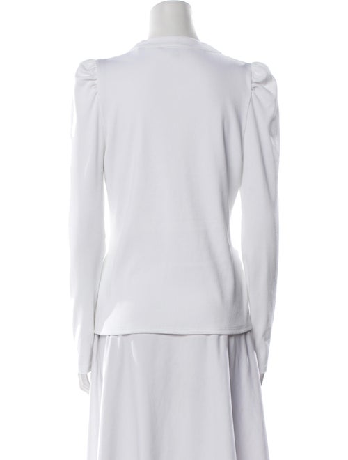 Veronica Beard One-Shoulder Long Sleeve Tunic