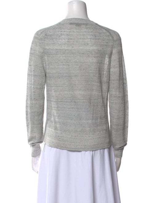 Veronica Beard Linen V-Neck Sweater
