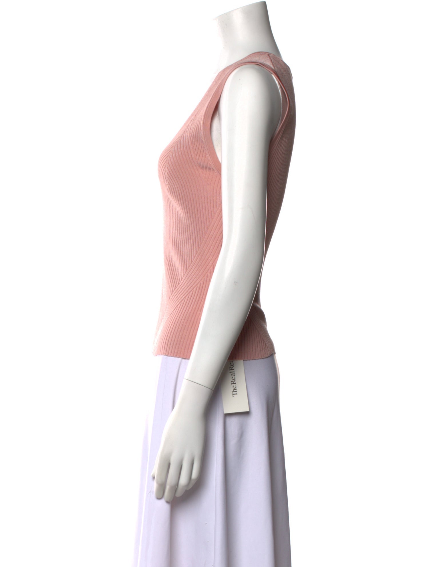 Veronica Beard V-Neck Sleeveless Top