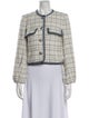 Veronica Beard Tweed Pattern Evening Jacket