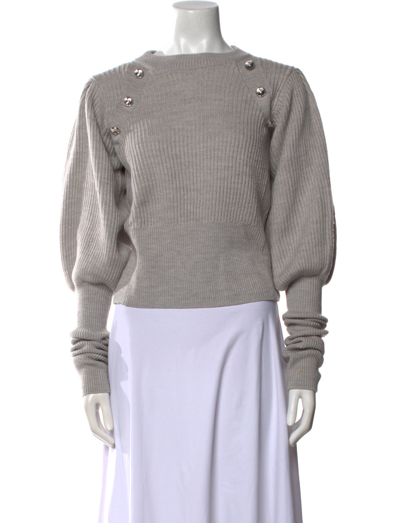 Veronica Beard Merino Wool Crew Neck Sweater