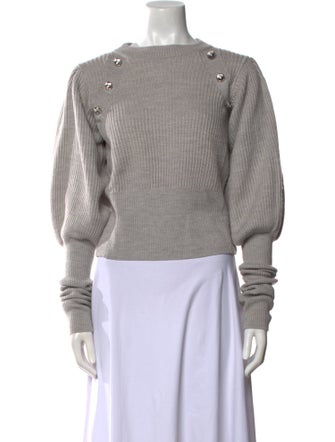 Veronica Beard Merino Wool Crew Neck Sweater