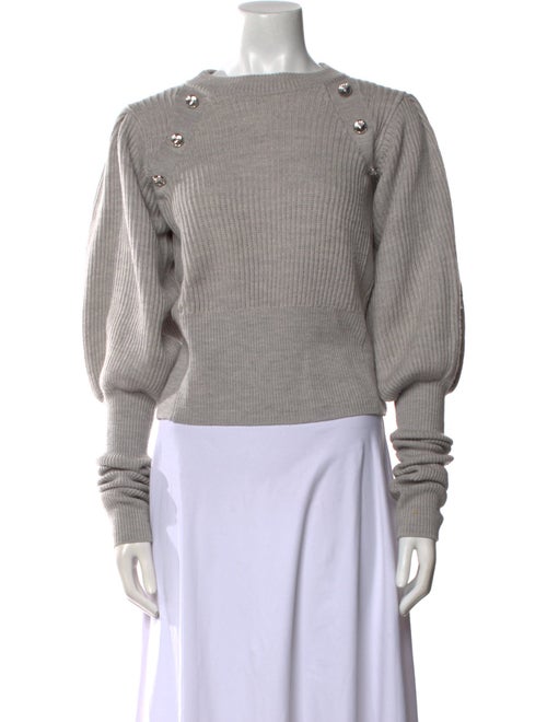 Veronica Beard Merino Wool Crew Neck Sweater