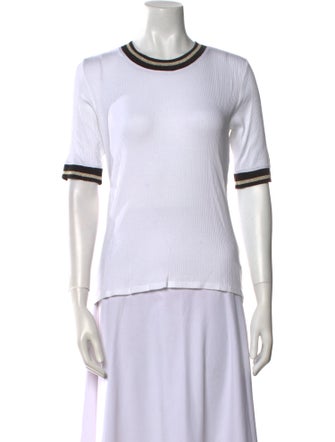 Veronica Beard Crew Neck Short Sleeve T-Shirt