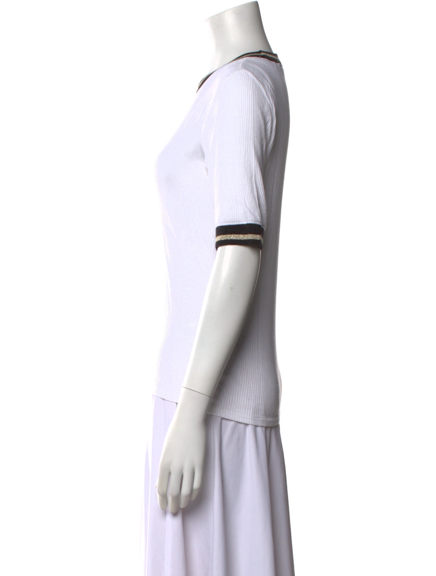 Veronica Beard Crew Neck Short Sleeve T-Shirt