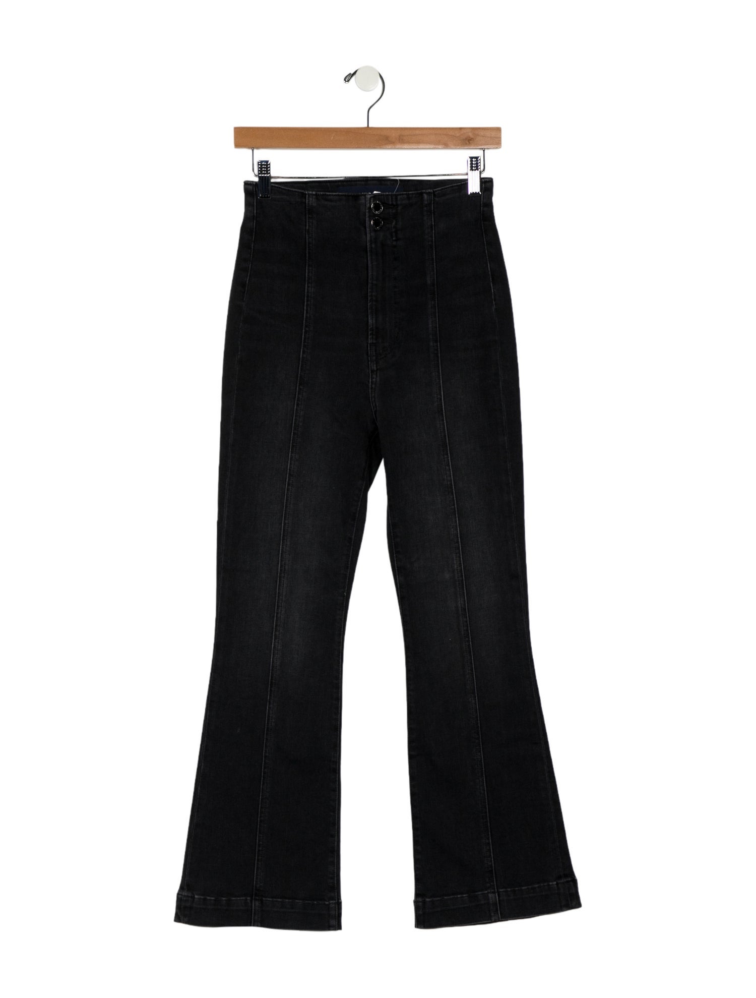 Veronica Beard High-Rise Straight Leg Jeans