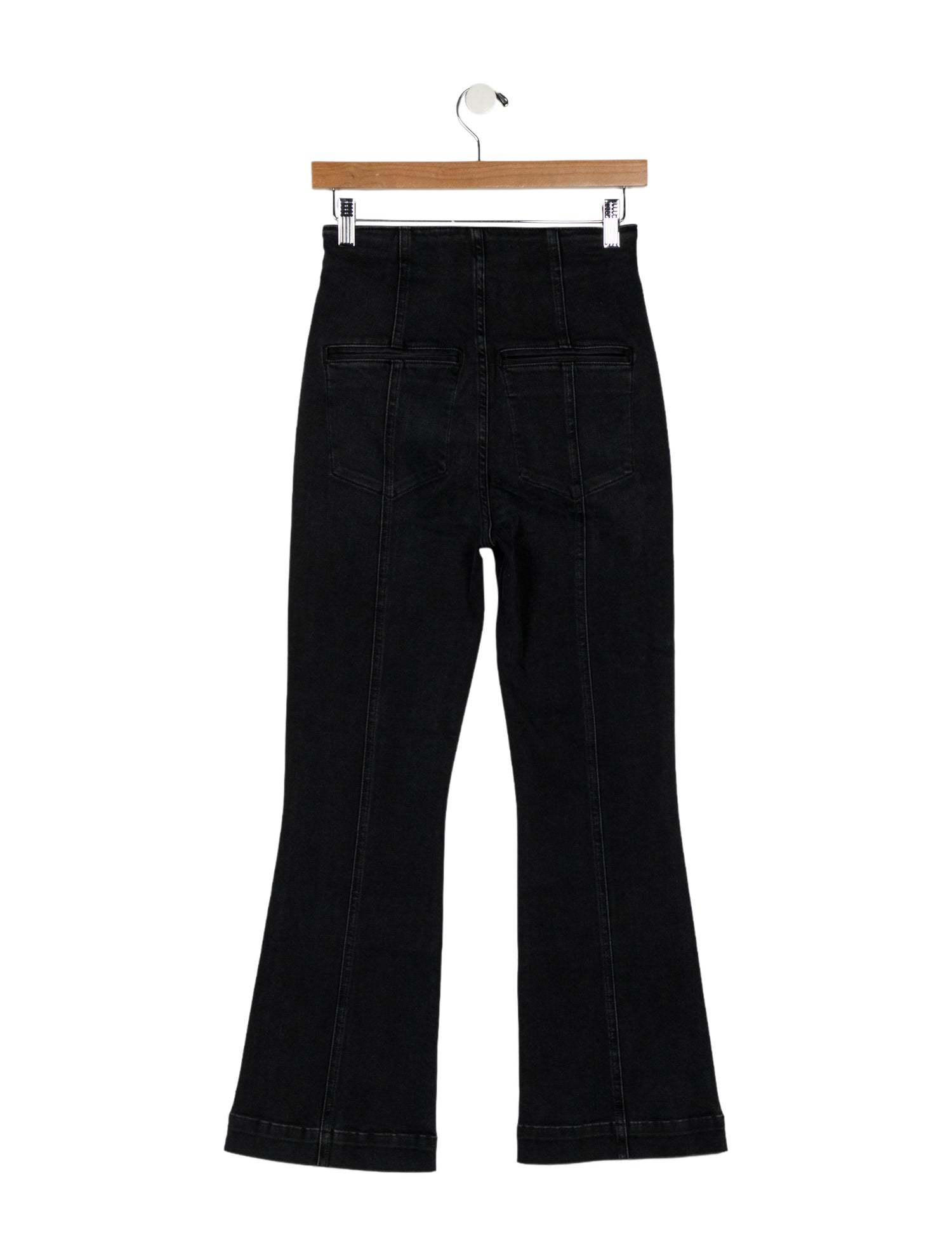 Veronica Beard High-Rise Straight Leg Jeans
