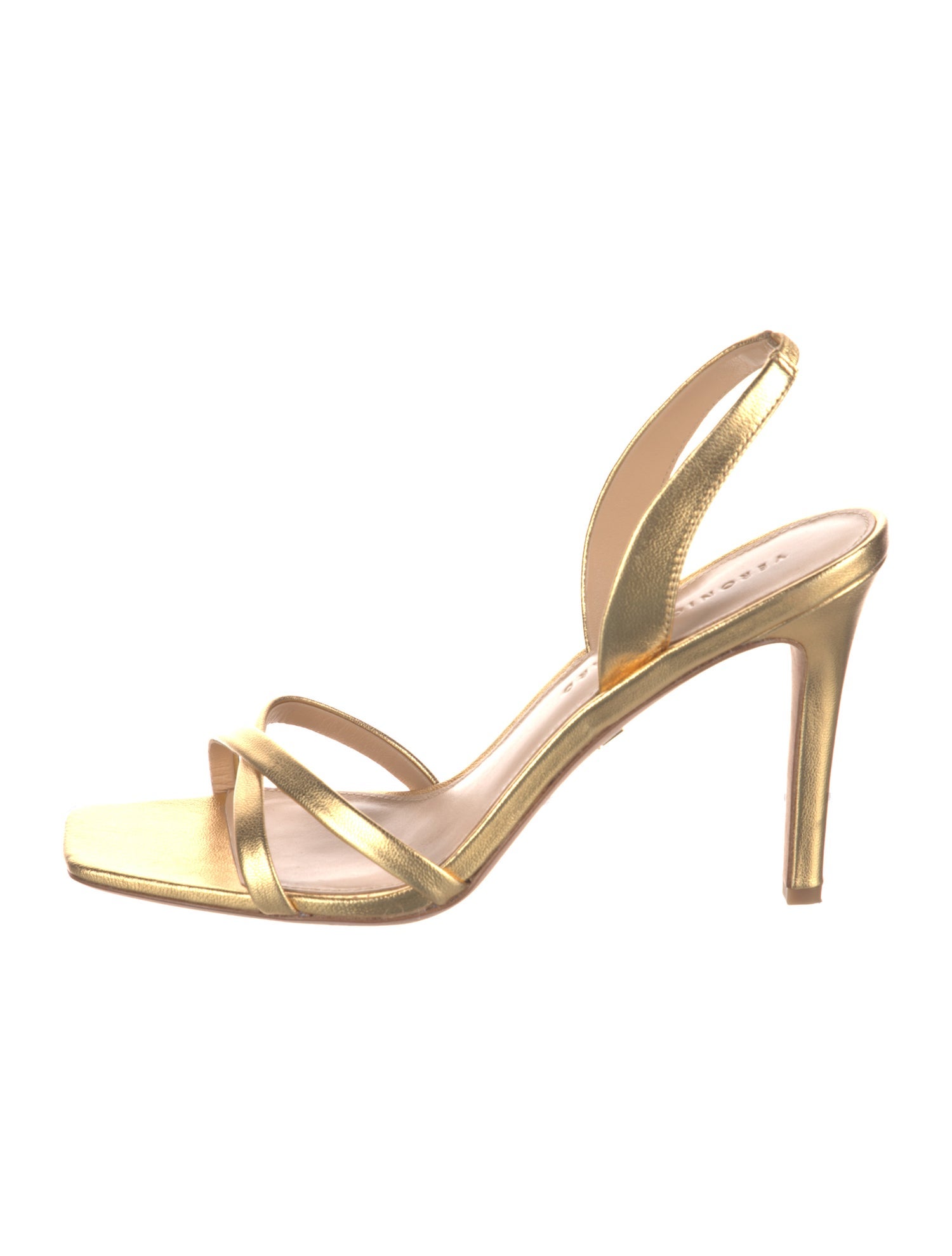 Veronica Beard Leather Slingback Sandals