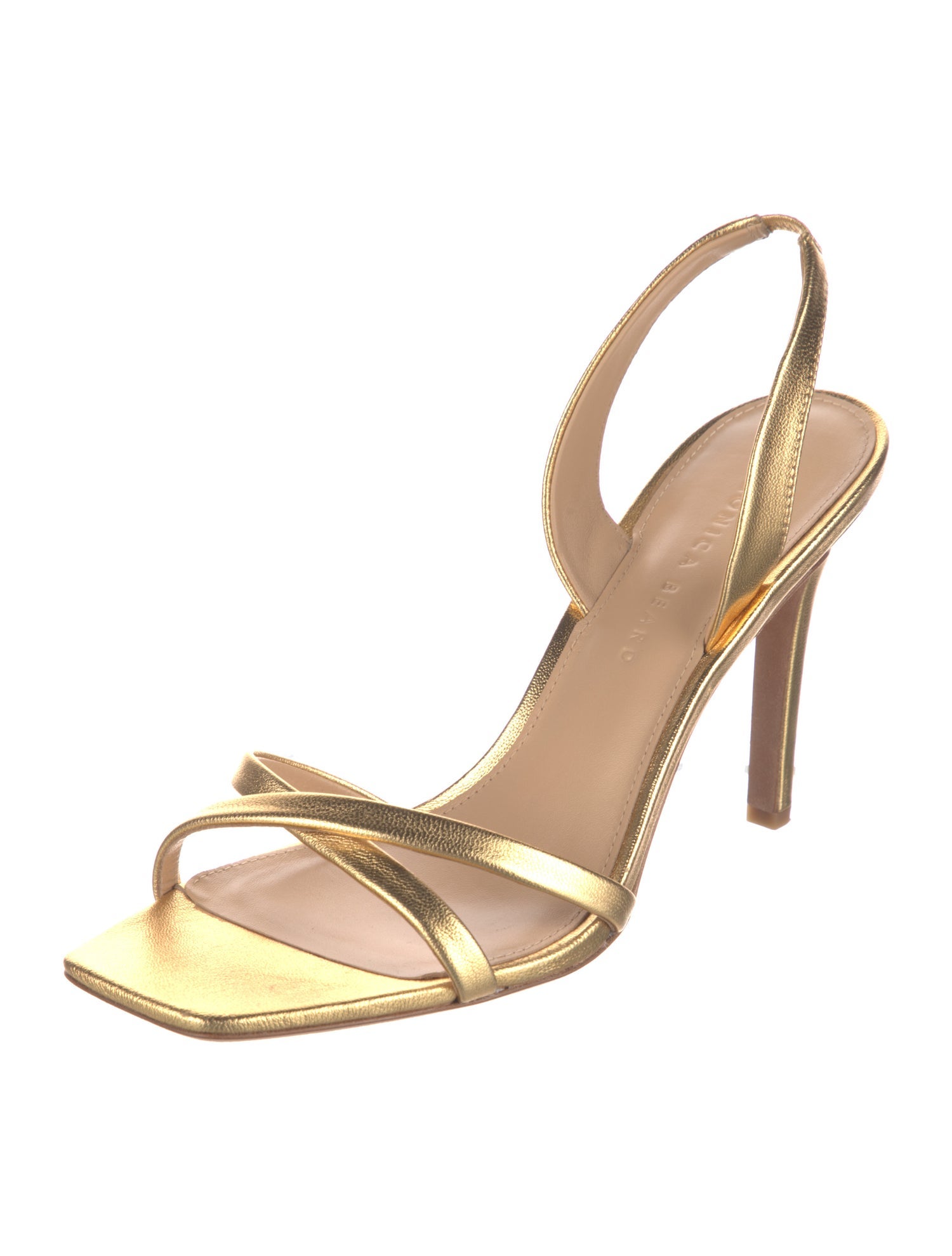Veronica Beard Leather Slingback Sandals