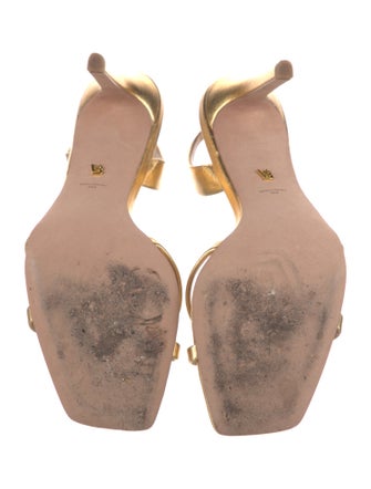 Veronica Beard Leather Slingback Sandals