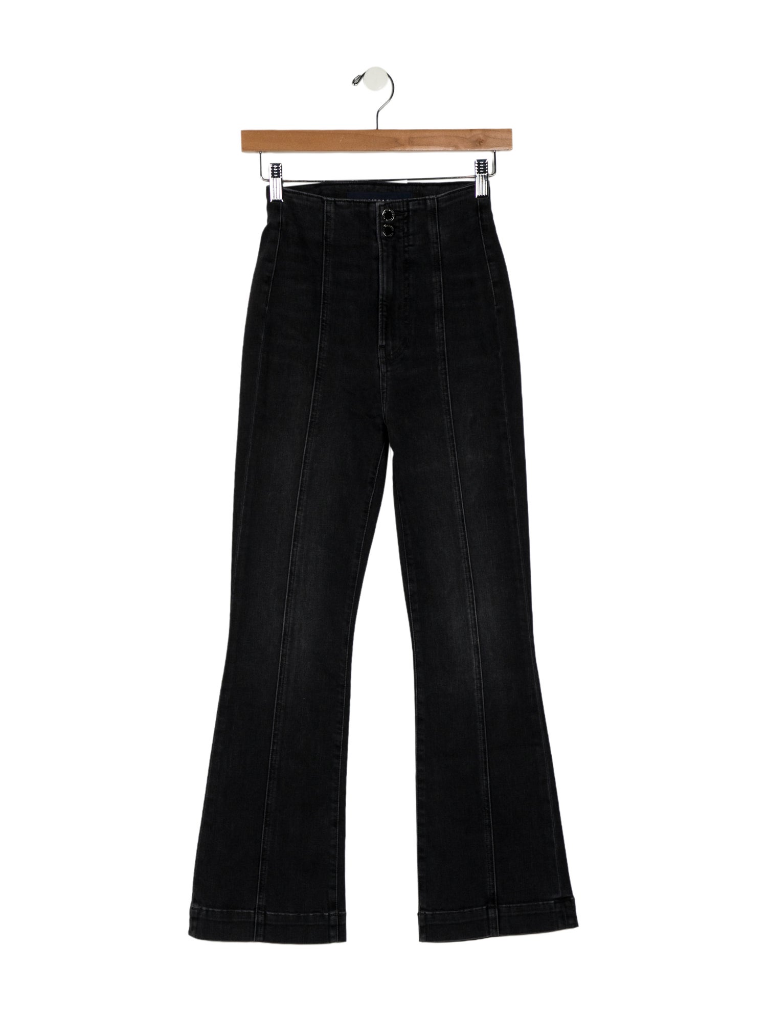 Veronica Beard High-Rise Wide Leg Jeans