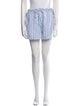 Veronica Beard Striped Mini Shorts