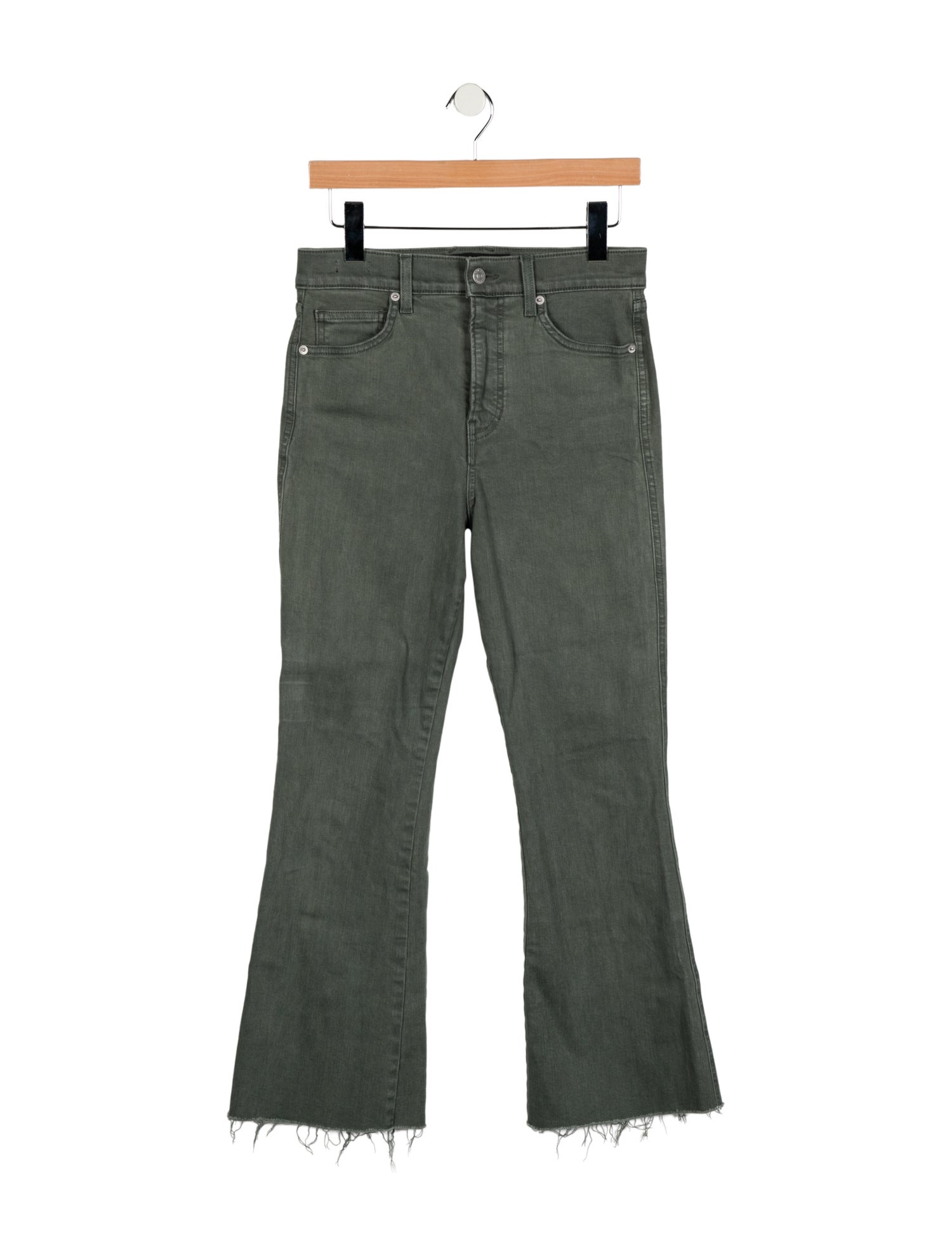 Veronica Beard High-Rise Wide Leg Jeans