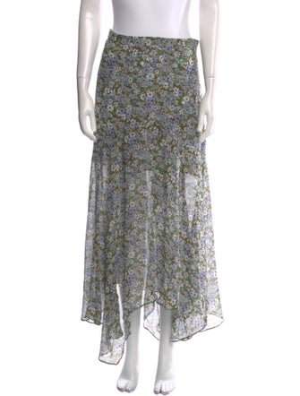 Veronica Beard Silk Long Skirt