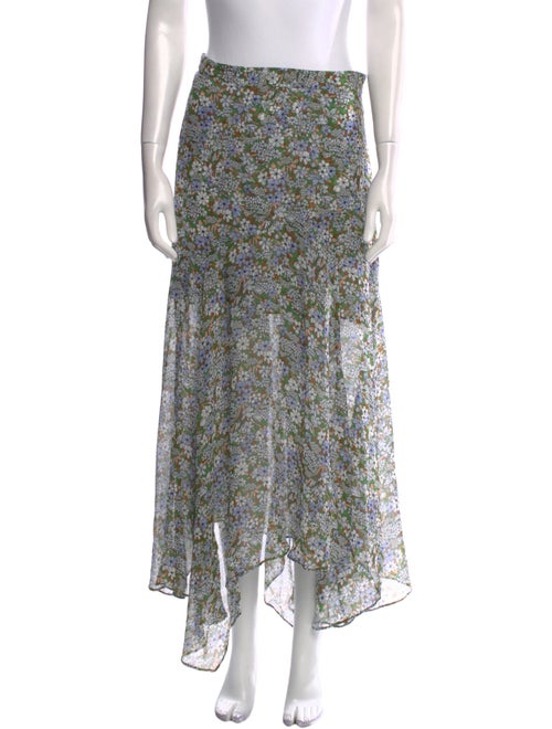 Veronica Beard Silk Long Skirt