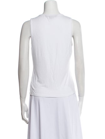 Veronica Beard Crew Neck Sleeveless Top