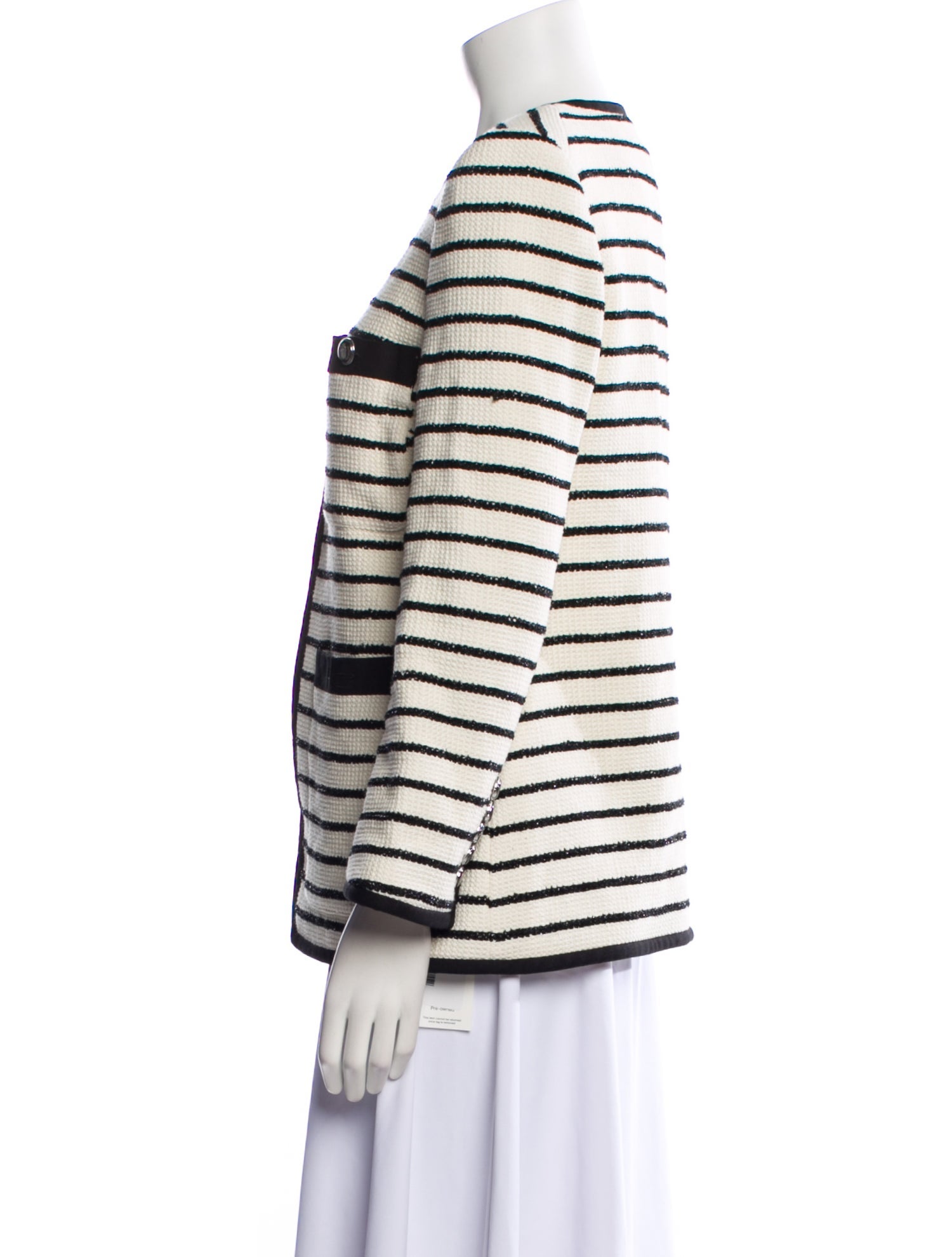 Veronica Beard Striped Evening Jacket