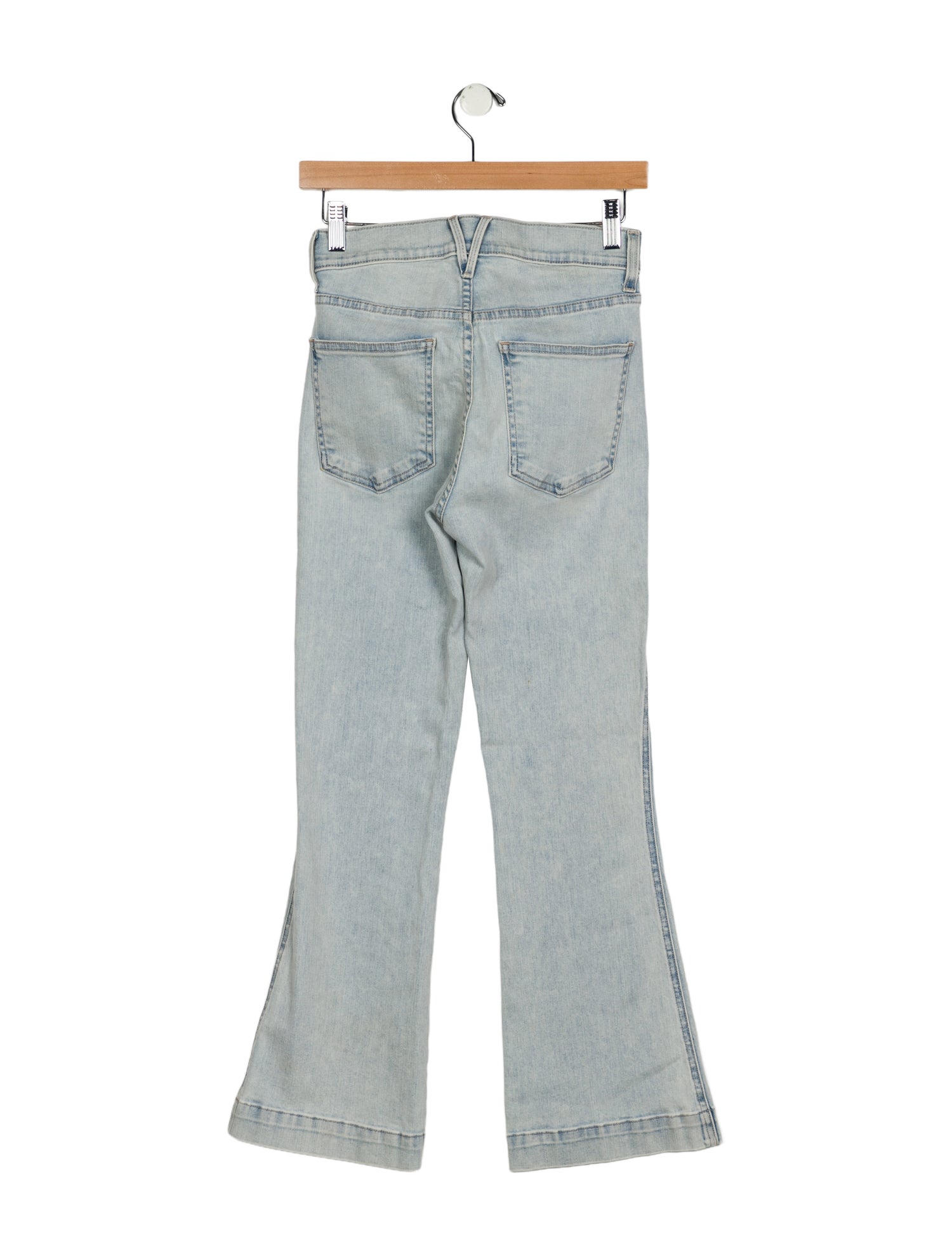 Veronica Beard Mid-Rise Wide Leg Jeans